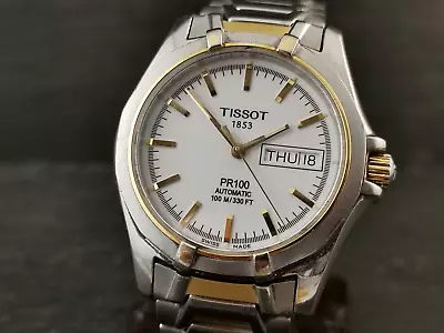 Mens Tissot PR100 Watch. Automatic. ETA 2836-2 . 25 Jewels. Stainless Steel. • £50