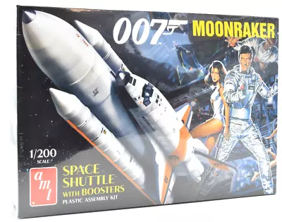 AMT James Bond 007 Moonraker Space Shuttle W/ Boosters 1:200 Model Kit 1208 • $24.99