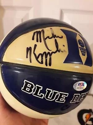 Mike Krzyzewski Coach K Autographed Signed Duke Mini Basketball PSA DNA • $499.97