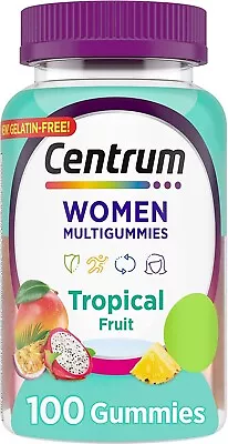 Centrum Women's Multivitamin Tropical Fruit Flav Immunity Support 100 Count • $15.99