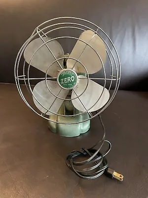 Vintage McGraw Electric Co. Zero Metal Blade Fan Model 1250R Tested Working • $39.99