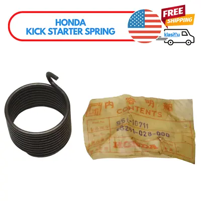 Honda CL90 C90 S90 CM91 CT90 SL90 Kick Starter Spring Nos Genuine 28261-028-000 • $32.50