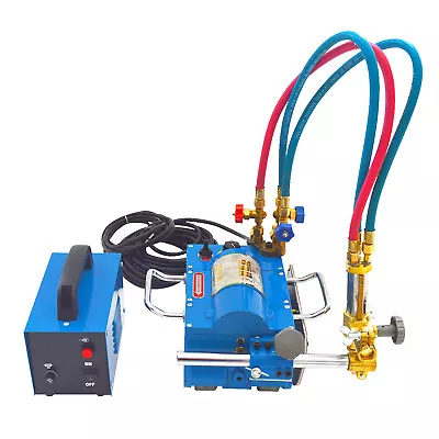 Motorized Pipe Cutter Magnetic Gas Cutting  Machine Torch Burner Beveler 110v • $644