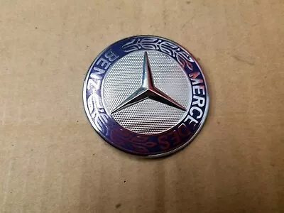 Mercedes-Benz OEM 1990-2020 Blue Front Hood Emblem Badge Nameplate 129 888 01 16 • $14.99