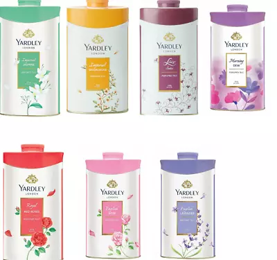 YARDLEY LONDON Talc Talcum Powder For Women 7 Variants 100g • £8.66