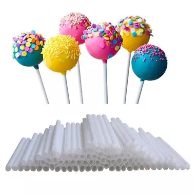 100PCS Paper Lollipop Sticks Cake Sticks For Cake Pops Lollipops Making Stick • $8.45
