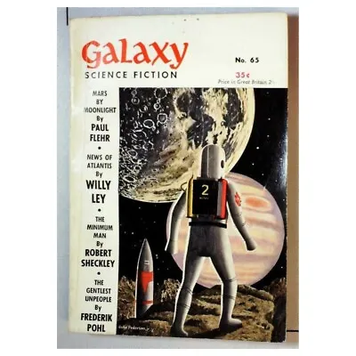 Galaxy Science Fiction Magazine No.65 Mbox2776 Mars By Moonlight • $6.15