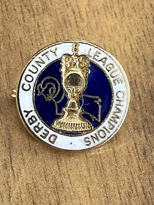 Very Rare Derby County League Champions Enamel Badge By Coffer • £15