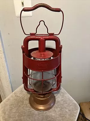 Dietz King Fire Dept Lantern  Copper Base • $325