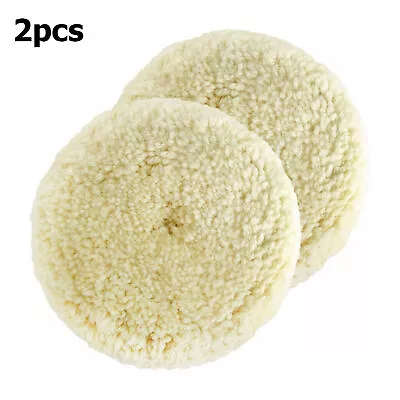 2x Polishing Pads 6 -7  Buffing Pad Hook & Loop For Cutting & Polishing H1B0 • $13.29