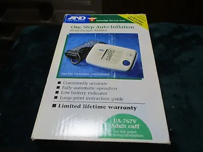 A&D Medical One Step Auto-Inflation Blood Pressure Monitor Adult Cuff Tested • $10.99