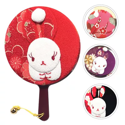 Rabbit Pattern Handheld Mirror Vanity Makeup Travel Mirror Gift Girl • $9.54