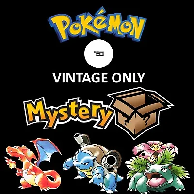 Pokemon VINTAGE ONLY Mystery Box - Graded Cards Booster Packs & More! ✨🎁 • $150