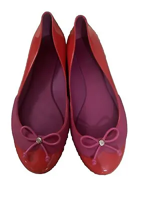 Melissa Ren And Pink Flats Size 8 • $18