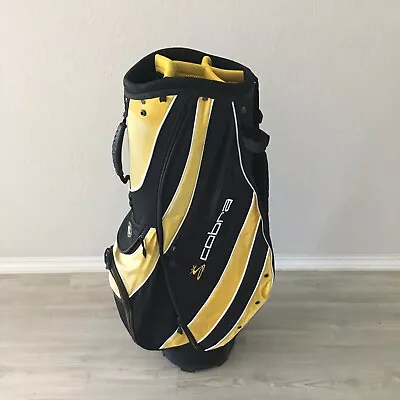 Cobra 5 Way Black And Yellow Golf Cart Bag • $80.99