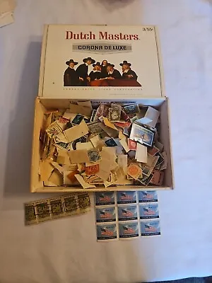 Vintage Dutch Masters Cigar Box Filled With World Wide Collector's Stamps Posted • $19.99