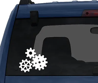 Industry #6 - Gear Mechanical Engineering Construction - Car Tablet Vinyl Decal • $4.99
