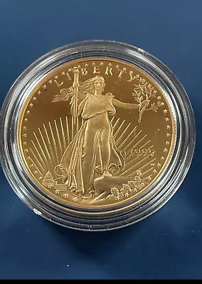 1995 W US Gold Eagle $50 1 Ounce Proof From 5 Coin Set In Original Mint Capsule • $510