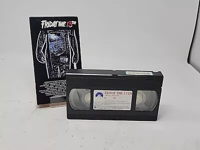 Rare Paramount 1980 Friday The 13TH VHS 1395 (1988 Version) Jason Horror Movie  • $19.99