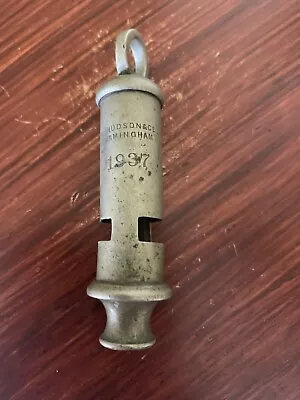 £25 • Buy Vintage 1937 The Metropolitan J Hudson & Co Birmingham Police Whistle