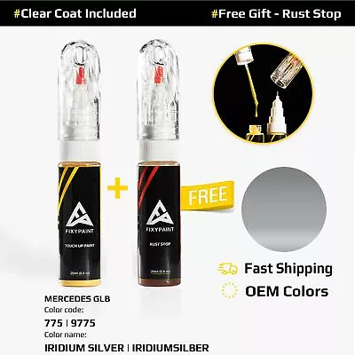 Touch Up Paint For MERCEDES GLB Code: 775 | 9775 IRIDIUM SILVER | IRIDIUMSILBER • $23.75