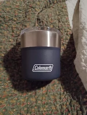 New Coleman Coffee Mug With Lid Lid Slides Shut For Safe Transport • $10