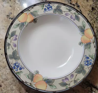 Mikasa Intaglio Garden Harvest CAC29 9 1/4  Rimmed Soup Bowl • $5