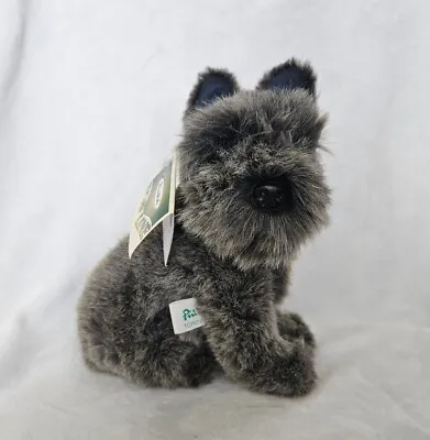 Miniature Schnauzer Puppy By Piutre Handmade In Italy Plush Stuffed Animal Dog • $69.99