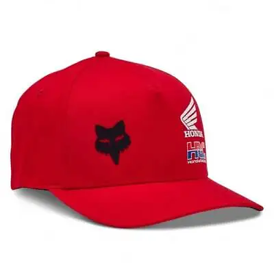 Fox (Men's) Hat/Cap - HONDA - Flexfit - Flame Red • £40