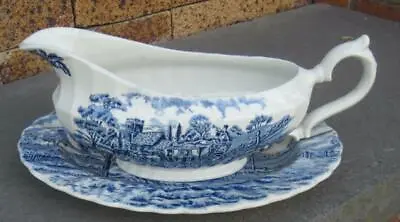 Myott Royal Mail Fine Staffordshire Ware Sauce Boat And Under Plate Pickle Dish • $20