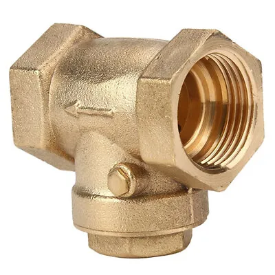 3/4 FIP Brass 200 WATEROILGAS Swing Check Valve Threaded Plumbing Fitting` • $11.79
