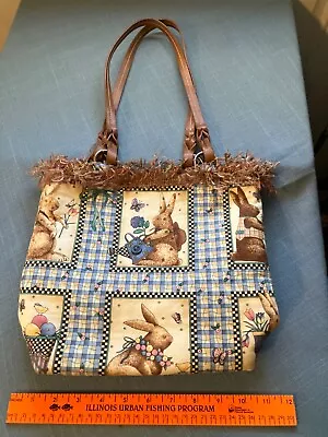 Handmade  Handbag/Tote Bag / Handbag Easter Bunny Theme • $16