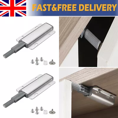 Magnetic Push To Open Touch Pressure Catch Latch Door Drawer Cupboard Cabinet • £5.97