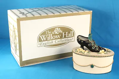 Willow Hall Shoe Trinket Box - Victorian Shoes Collection -  Elizabeth  No. 7807 • $4.99