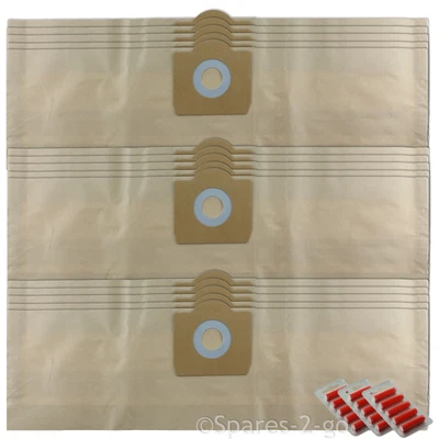 £18.35 • Buy 15 X Vacuum Cleaner Thick Paper Dust Bags For Goblin Wizard Hoover Bag + Fresh