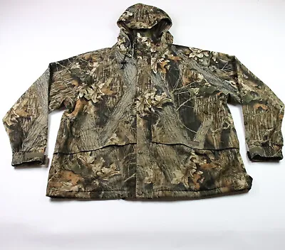 Cabelas Whitetail Clothing Goretex Mossy Oak Camo Hunting Jacket Size 2XL READ • $39.99