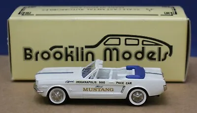 Brooklin 56X 1964 1/2 Ford Mustang Indianapolis Pace Car 1:43 Mint Box 1994 • $54.99