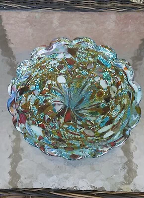 Murano End Of The Day Glass Centerpiece Bowl • $150