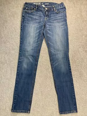 Jeans Size 7R Blue Medium Wash Denim Skinny Mossimo • $10