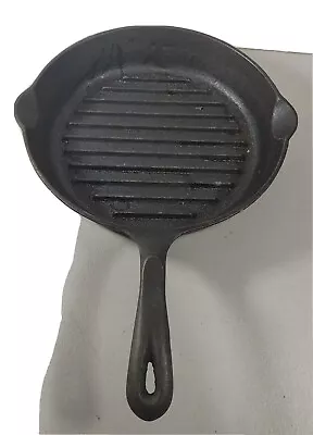 Vintage Wagner's 1891  11 3/8  Cast Iron Skillet Ribbed Fat Free Fryer Pan USA  • $40