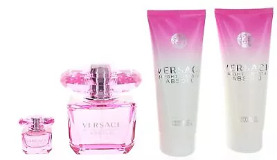 Versace Bright Crystal Absolu By Versace 4 Piece Gift Set For Women • $69.02