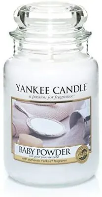 NEW Large Jar Scented Candle Baby Powder Up To 150 Hours Burn Time T Best Selle • £34.58