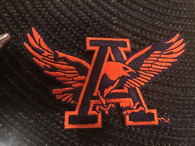 Auburn Tigers  War Eagle  Vintage Embroidered Iron On Patch NOS 4.0  X 2.0  A1 • $6.89
