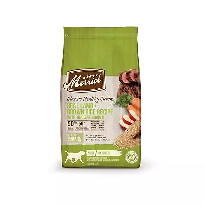 Merrick Healthy Grains Premium Adult Dry Dog Food Wholesome And Natural Kibb... • $81.99