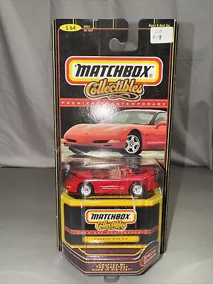 1998 Matchbox Premiere Contemporary Firebird Ram Air 35602 Red Die-Cast Car • $9.49