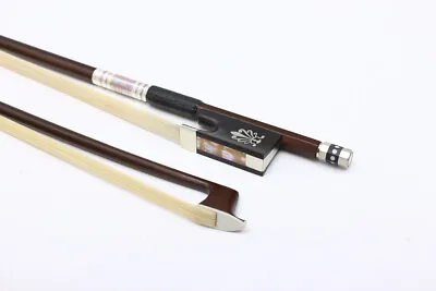 New 4/4 Violin Bow Brazilwood Well Balance Ebony Frog AAA Bow Hair Full Size Bow • $29.99