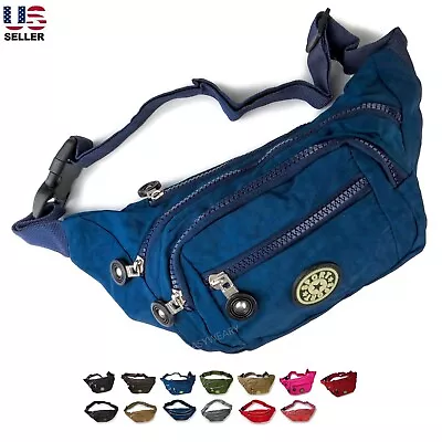 Fanny Pack Waist Bag Hip Belt Bum Crossbody Lightweight Mens Womens Sport Travel • $9.99