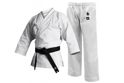 Adidas Club Karate Suit Adult Gi Kids Uniform 120 130 140 150 160 170 180 190cm • £37.99