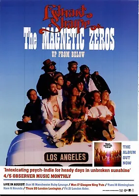 Framed Magazine Mini Poster/advert 11x8  Edward Sharpe & The Magnetic Zeros • £22.99