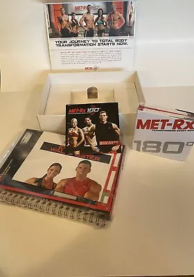 MET-RX 180 Exercise Fitness Set 12 DVDs & Books Transforming Every Body NEW • $17.99